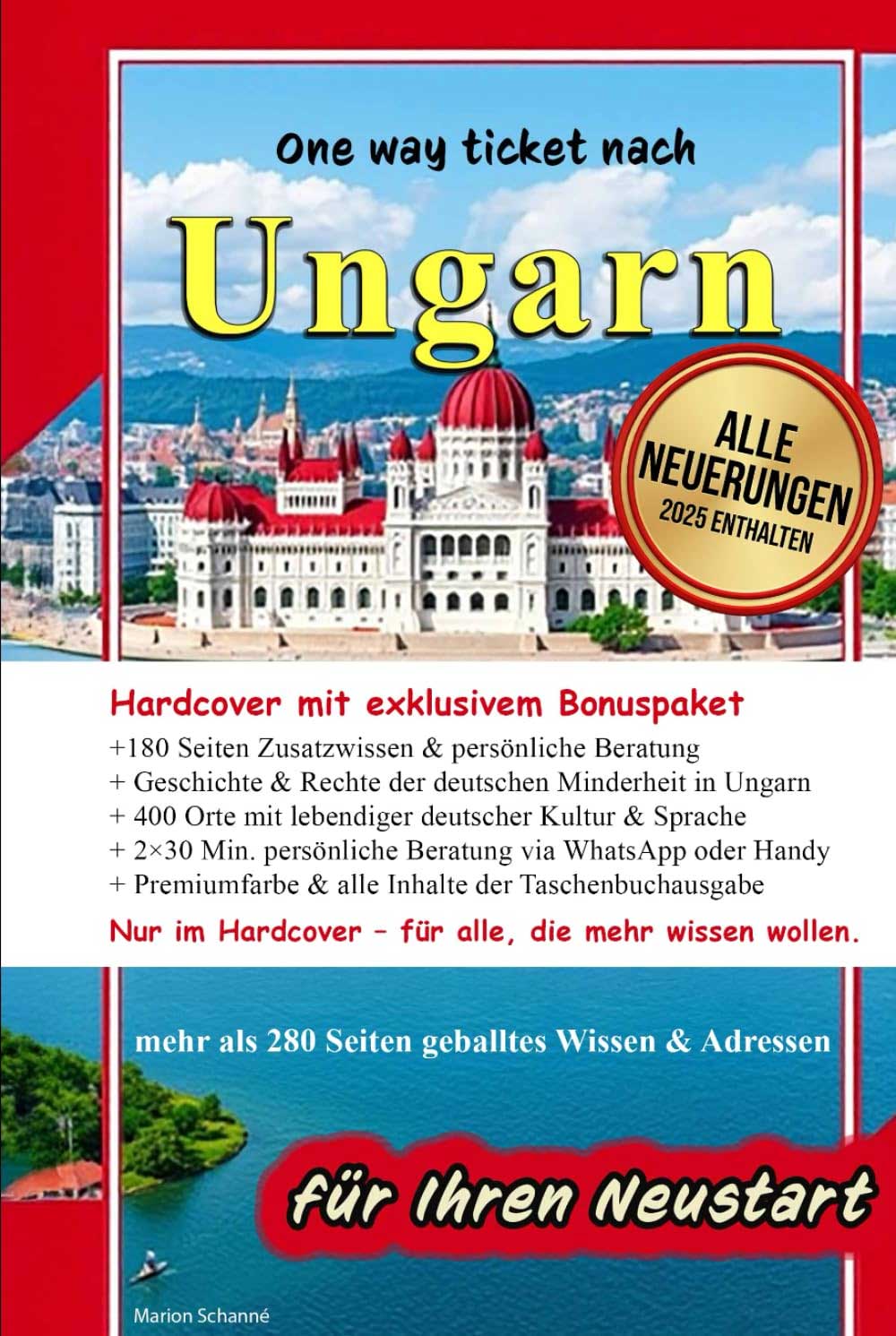 Buchcover: One Way Ticket nach Ungarn von Marion Schanné