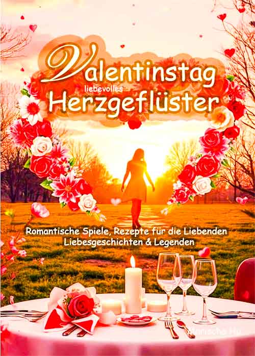 Erlebe die Magie des Valentinstag s mit „Valentinstag liebevolles Herzgeflüster“. Romantische Spiele, köstliche Rezepte und zauberhafte Liebesgeschichten garantieren unvergessliche Momente. Überrasche deinen Lieblingsmenschen – bestelle noch heute und genieße einzigartige Stunden der Zweisamkeit!