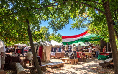 Liliomkert in Kaptalantoti – Ungarn´s schönster Markt / Piac am Balaton