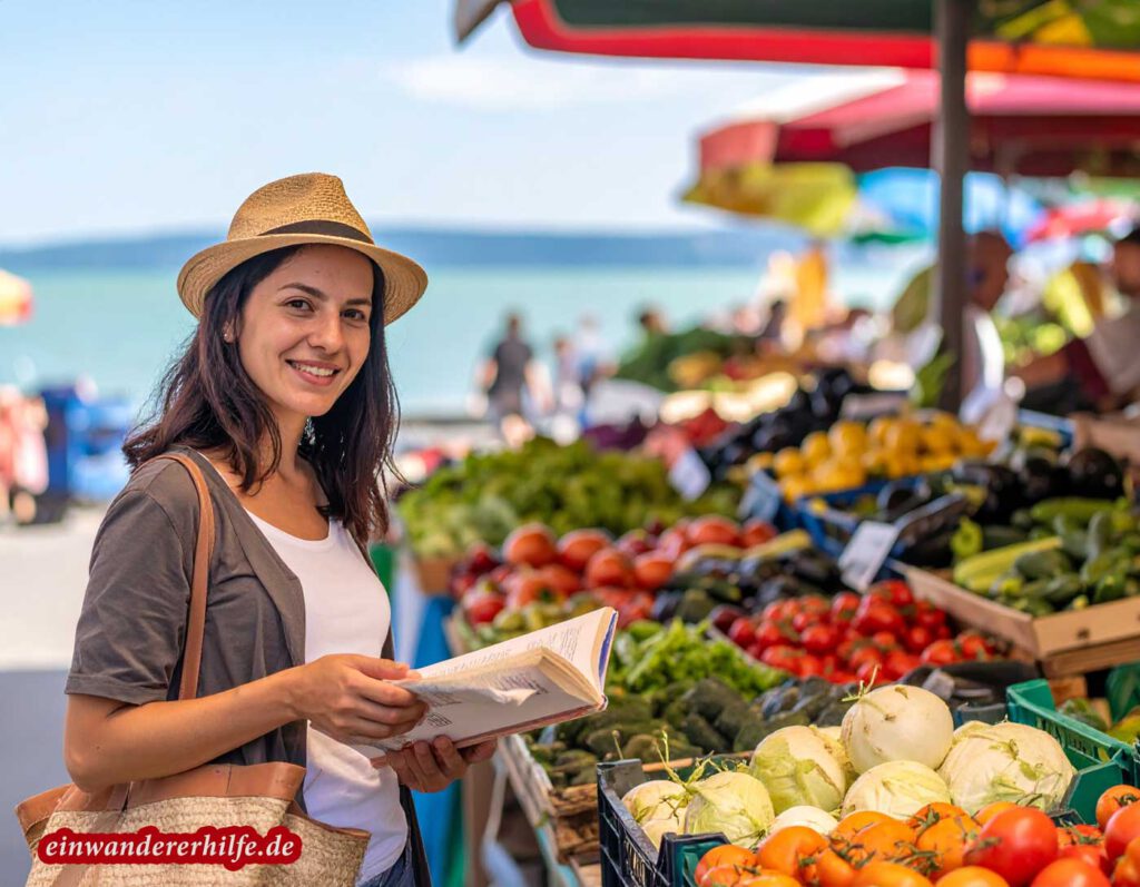 Ungarisch lernen im Alltag: Einkaufen auf dem Markt in Fonyód