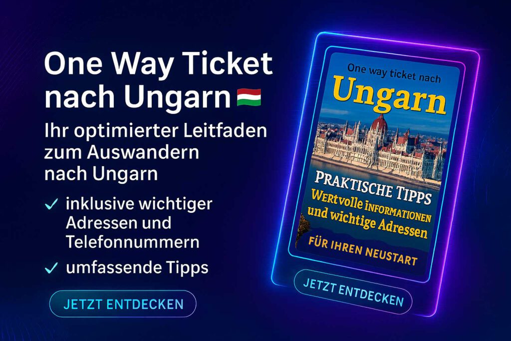 Auswandererbuch Banner futuristisch